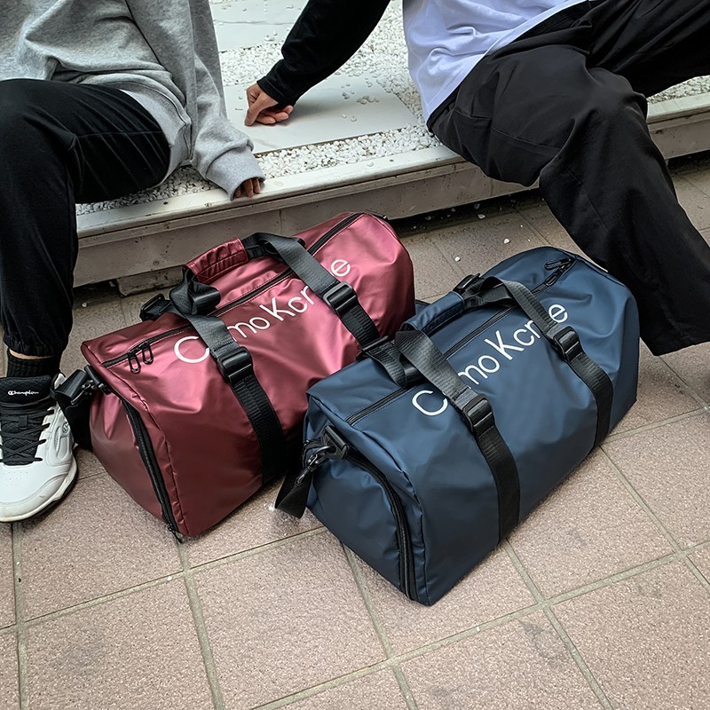 Cross-Border Sports Gym Bag Large Capacity Short-Distance Luggage Bag Sports Yoga Bag Luggage Storage Bag Customizable