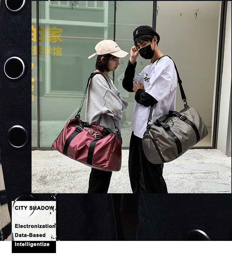 Cross-Border Sports Gym Bag Large Capacity Short-Distance Luggage Bag Sports Yoga Bag Luggage Storage Bag Customizable Cross-Border Sports Gym Bag Large Capacity Short-Distance Luggage Bag Sports Yoga Bag Luggage Storage Bag Customizable