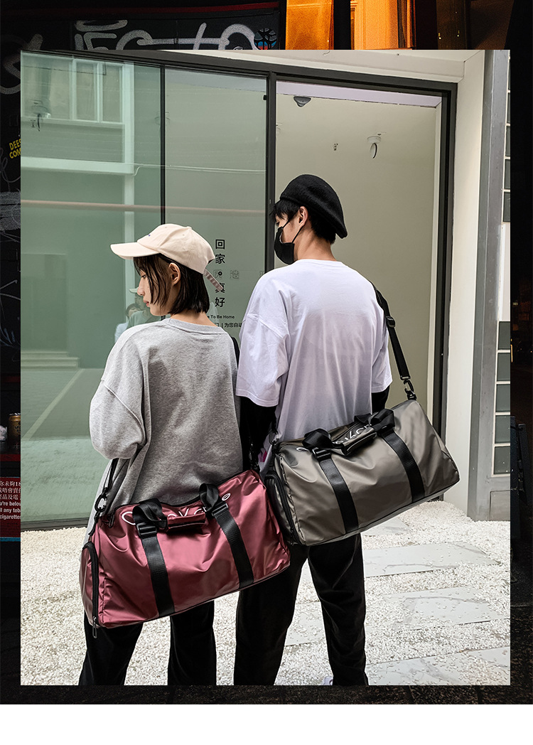 Cross-Border Sports Gym Bag Large Capacity Short-Distance Luggage Bag Sports Yoga Bag Luggage Storage Bag Customizable Cross-Border Sports Gym Bag Large Capacity Short-Distance Luggage Bag Sports Yoga Bag Luggage Storage Bag Customizable