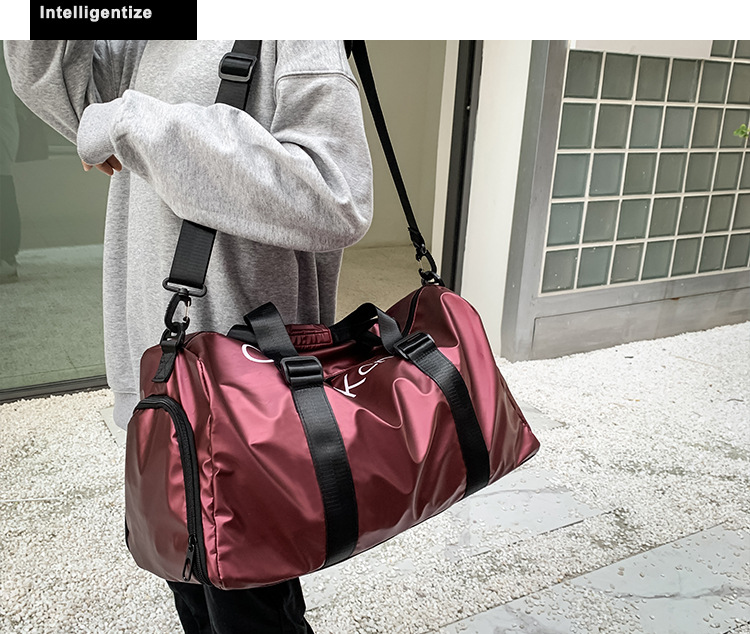 Cross-Border Sports Gym Bag Large Capacity Short-Distance Luggage Bag Sports Yoga Bag Luggage Storage Bag Customizable Cross-Border Sports Gym Bag Large Capacity Short-Distance Luggage Bag Sports Yoga Bag Luggage Storage Bag Customizable