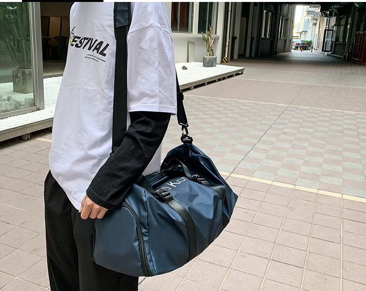 Cross-Border Sports Gym Bag Large Capacity Short-Distance Luggage Bag Sports Yoga Bag Luggage Storage Bag Customizable Cross-Border Sports Gym Bag Large Capacity Short-Distance Luggage Bag Sports Yoga Bag Luggage Storage Bag Customizable