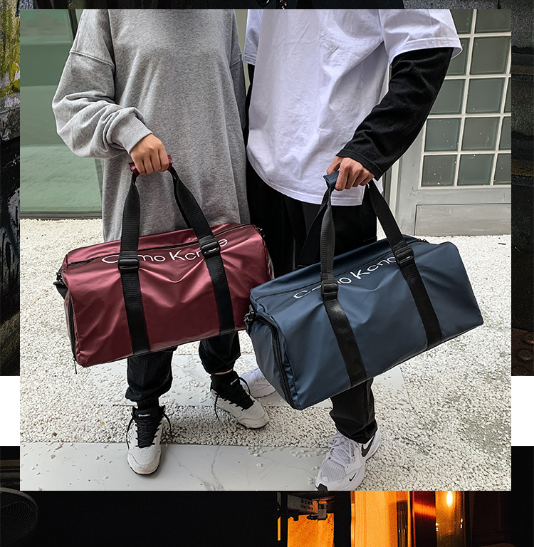 Cross-Border Sports Gym Bag Large Capacity Short-Distance Luggage Bag Sports Yoga Bag Luggage Storage Bag Customizable Cross-Border Sports Gym Bag Large Capacity Short-Distance Luggage Bag Sports Yoga Bag Luggage Storage Bag Customizable