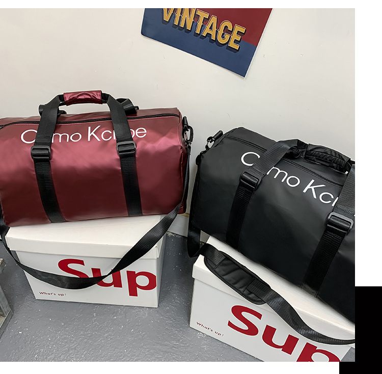 Cross-Border Sports Gym Bag Large Capacity Short-Distance Luggage Bag Sports Yoga Bag Luggage Storage Bag Customizable Cross-Border Sports Gym Bag Large Capacity Short-Distance Luggage Bag Sports Yoga Bag Luggage Storage Bag Customizable