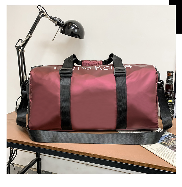 Cross-Border Sports Gym Bag Large Capacity Short-Distance Luggage Bag Sports Yoga Bag Luggage Storage Bag Customizable Cross-Border Sports Gym Bag Large Capacity Short-Distance Luggage Bag Sports Yoga Bag Luggage Storage Bag Customizable