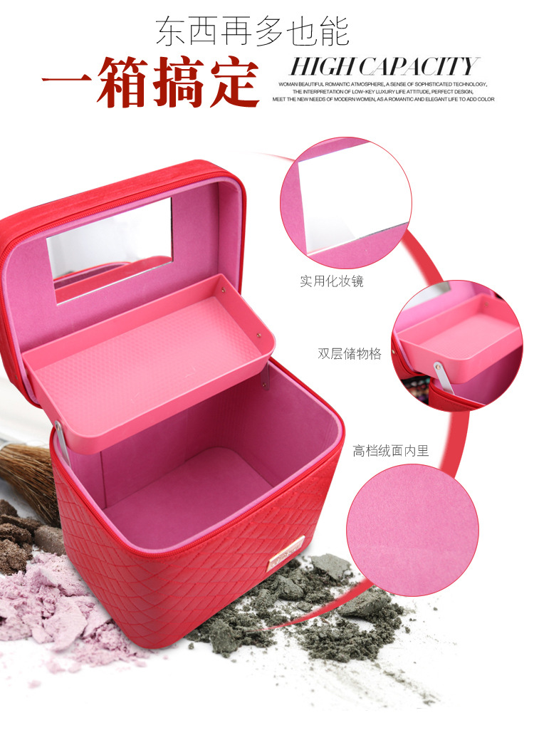 Wholesale Custom Cosmetic Bag New Large Capacity Travel Portable Cosmetic Case Portable Pu Cosmetics Storage Bag Wholesale Custom Cosmetic Bag New Large Capacity Travel Portable Cosmetic Case Portable Pu Cosmetics Storage Bag