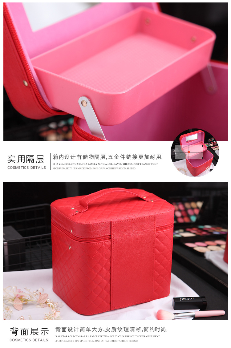 Wholesale Custom Cosmetic Bag New Large Capacity Travel Portable Cosmetic Case Portable Pu Cosmetics Storage Bag Wholesale Custom Cosmetic Bag New Large Capacity Travel Portable Cosmetic Case Portable Pu Cosmetics Storage Bag
