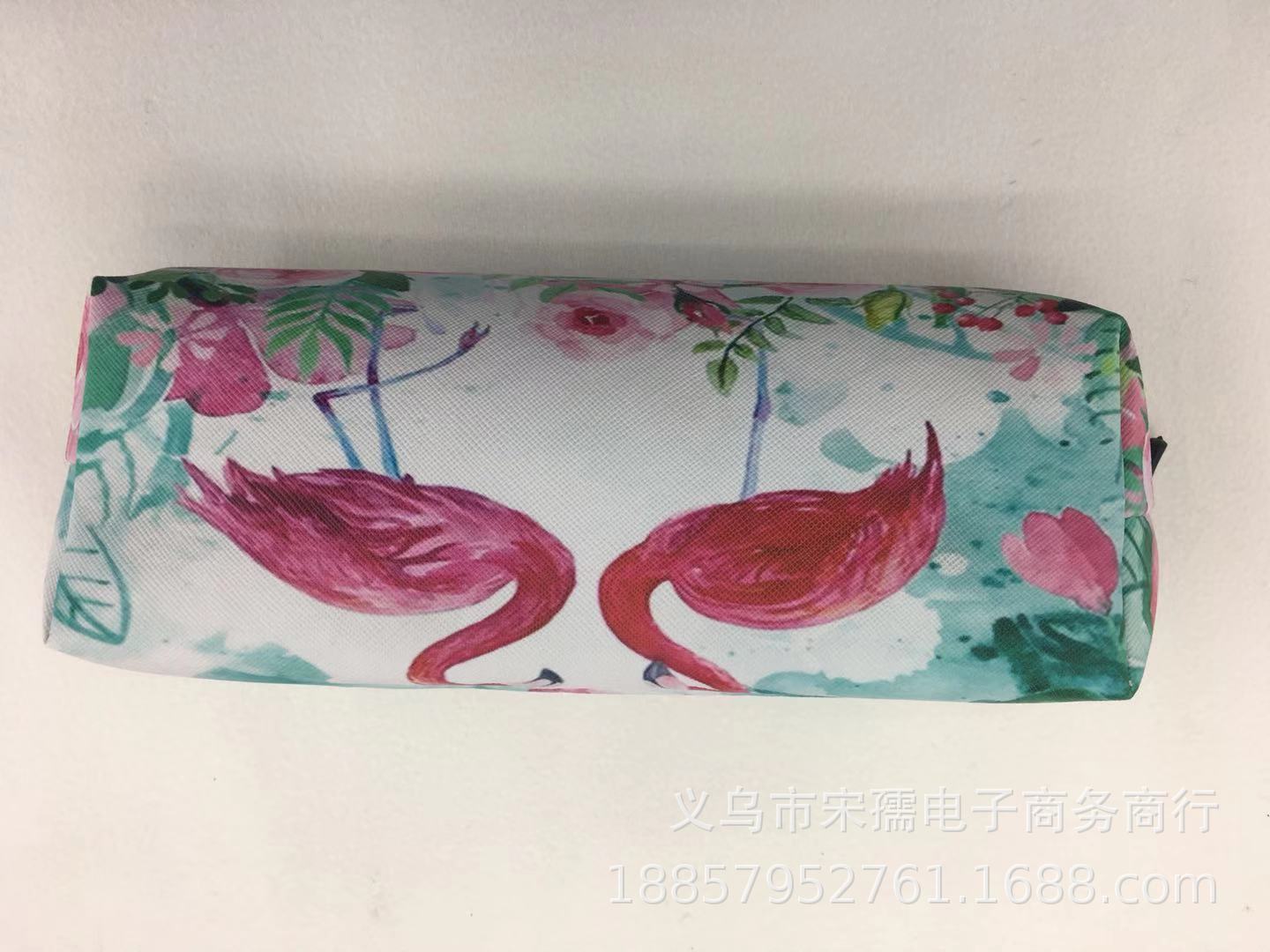 Fashion Large Capacity Cartoon Pencil Case Creative Flamingo Pattern Student Prize Stationery Storage Bag Portable Pencil Bag Pencil Case Fashion Large Capacity Cartoon Pencil Case Creative Flamingo Pattern Student Prize Stationery Storage Bag Portable Pencil Bag Pencil Case