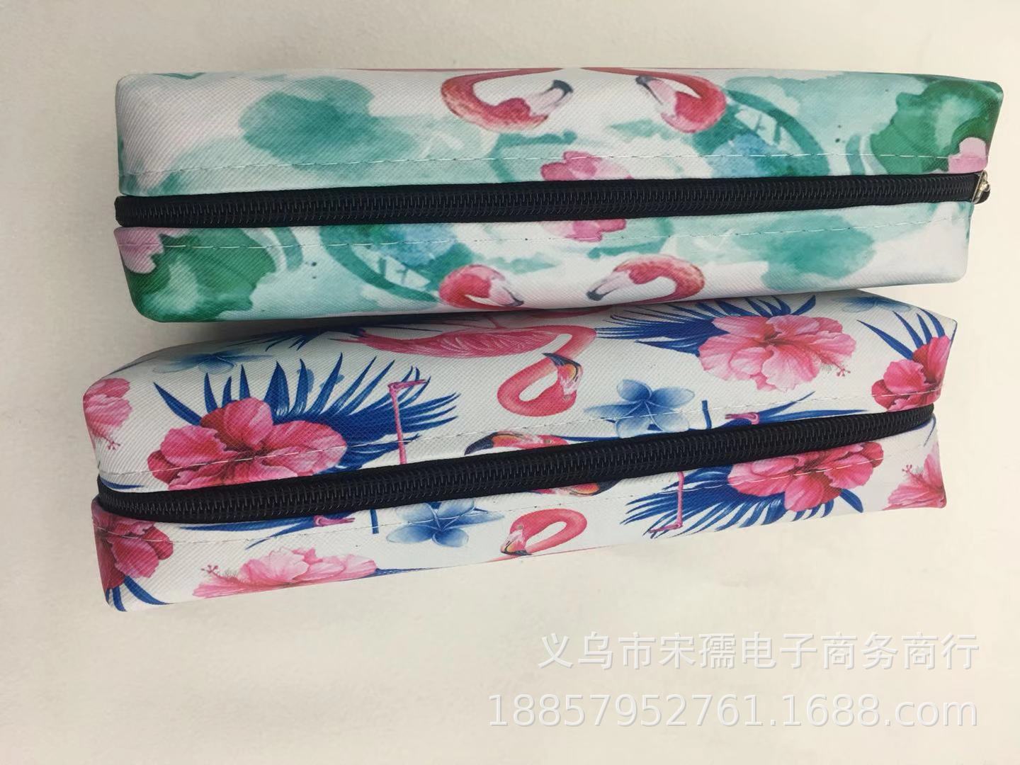 Fashion Large Capacity Cartoon Pencil Case Creative Flamingo Pattern Student Prize Stationery Storage Bag Portable Pencil Bag Pencil Case Fashion Large Capacity Cartoon Pencil Case Creative Flamingo Pattern Student Prize Stationery Storage Bag Portable Pencil Bag Pencil Case
