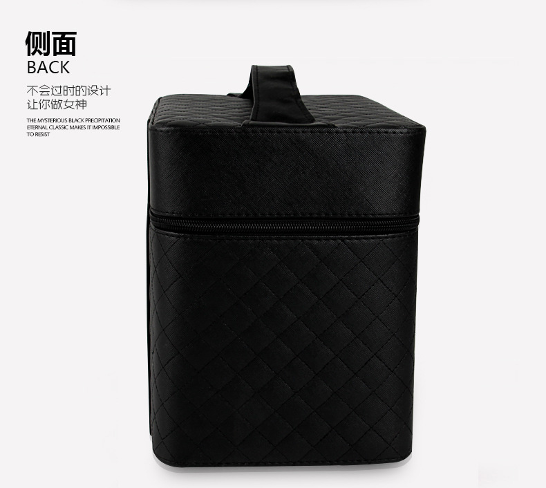 Korean-Style Multi-Layer Large Capacity Korean Cosmetic Bag Storage Box Jewelry Storage Box Portable Travel Storage Bag Cosmetic Case Korean-Style Multi-Layer Large Capacity Korean Cosmetic Bag Storage Box Jewelry Storage Box Portable Travel Storage Bag Cosmetic Case