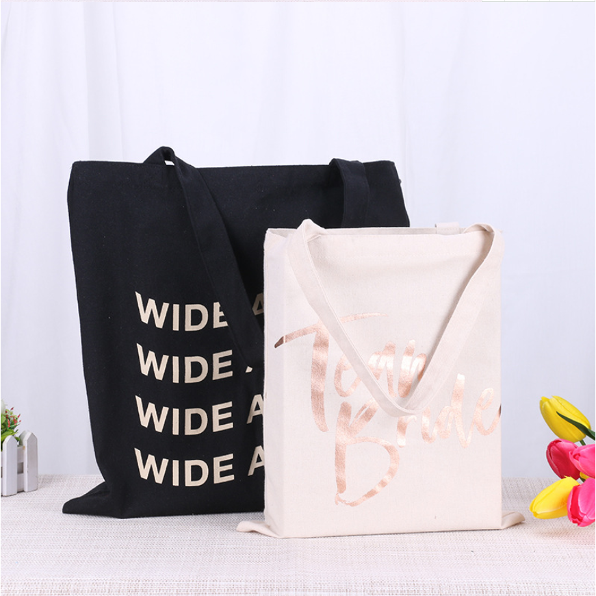 Wholesale custom fashion cloth art storage bag folding shopping bag cotton bag travel cotton bag canvas bag