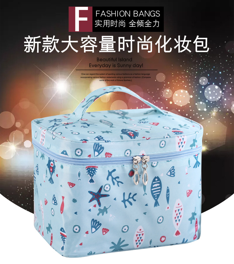 Net Red Cosmetic Bag Portable Large Capacity Storage Bag Wash Skin Care Bag Portable Water-Repellent Cloth Ins Wind Super Hot Net Red Cosmetic Bag Portable Large Capacity Storage Bag Wash Skin Care Bag Portable Water-Repellent Cloth Ins Wind Super Hot