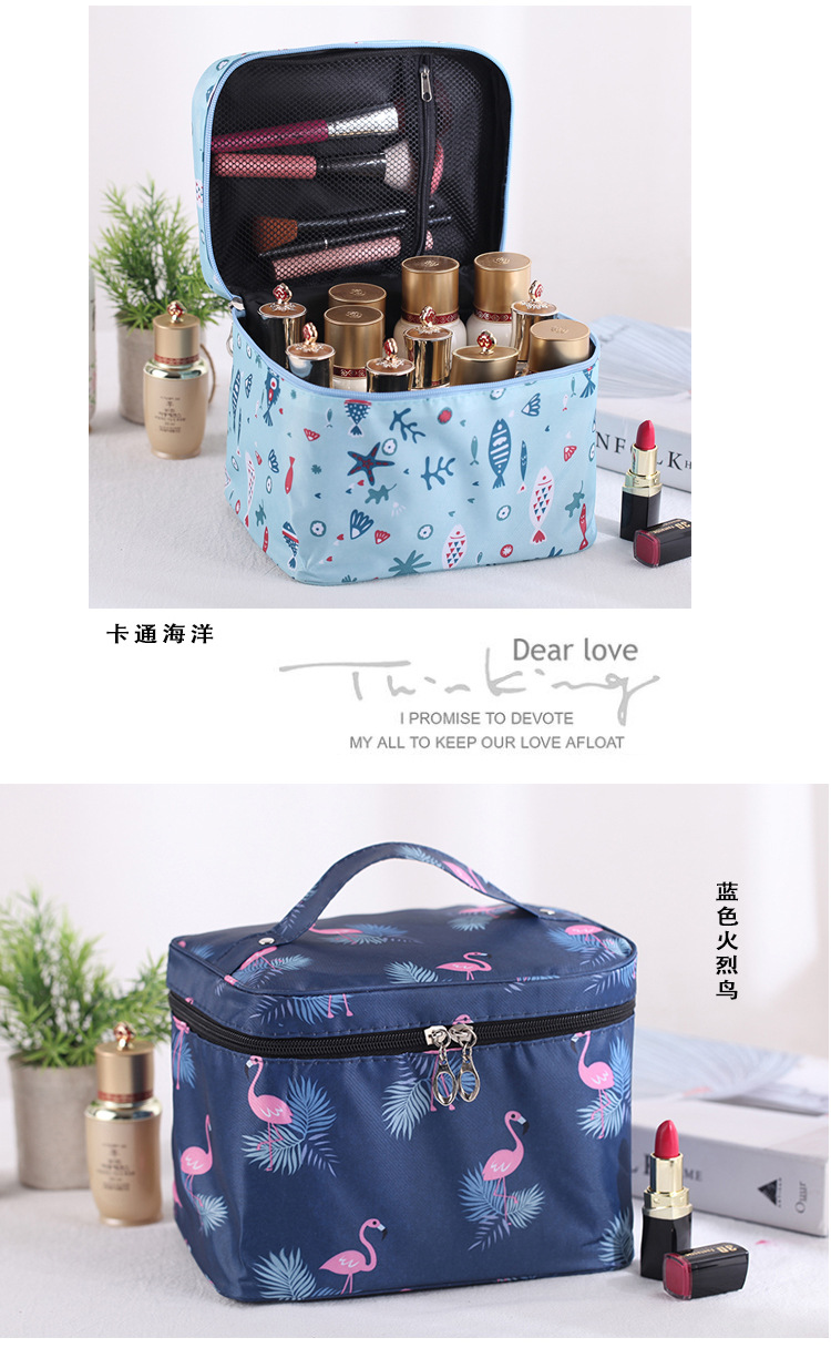 Net Red Cosmetic Bag Portable Large Capacity Storage Bag Wash Skin Care Bag Portable Water-Repellent Cloth Ins Wind Super Hot Net Red Cosmetic Bag Portable Large Capacity Storage Bag Wash Skin Care Bag Portable Water-Repellent Cloth Ins Wind Super Hot
