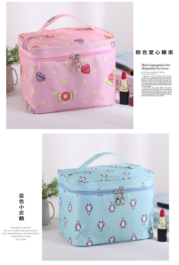 Net Red Cosmetic Bag Portable Large Capacity Storage Bag Wash Skin Care Bag Portable Water-Repellent Cloth Ins Wind Super Hot Net Red Cosmetic Bag Portable Large Capacity Storage Bag Wash Skin Care Bag Portable Water-Repellent Cloth Ins Wind Super Hot
