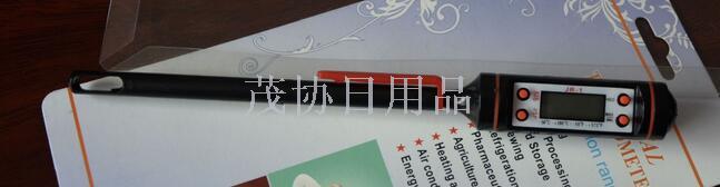 Jr-1 food pen electronic digital display thermometer kitchen barbecue baking thermometer with a pen cap.