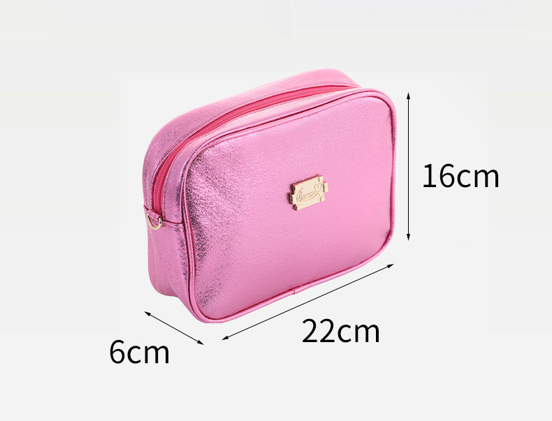 Factory Direct Supply New Travel Washing and Makeup Bag Portable PVC Portable Toiletry Bag Zipper Personalized Storage Bag