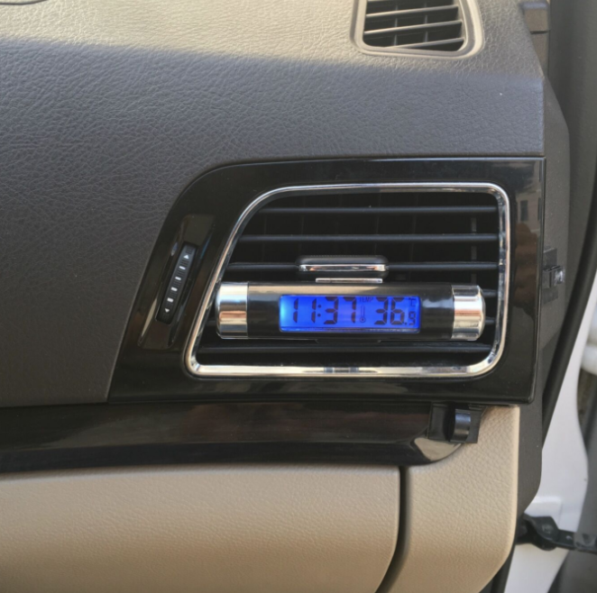 Automobile Tuyere LED Electronic Watch Thermometer for Foreign Trade Automobile Tuyere LED Electronic Watch Thermometer for Foreign Trade