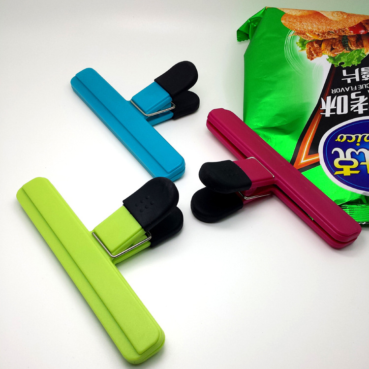 Plastic Bag Sealing Clip Universal Food Food Sealing Clip Creative Preservation Moisture-Proof Snack Clip Tea Bag Clip