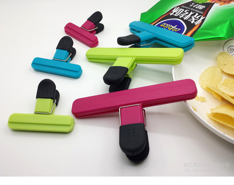 Plastic Bag Sealing Clip Universal Food Food Sealing Clip Creative Preservation Moisture-Proof Snack Clip Tea Bag Clip Plastic Bag Sealing Clip Universal Food Food Sealing Clip Creative Preservation Moisture-Proof Snack Clip Tea Bag Clip