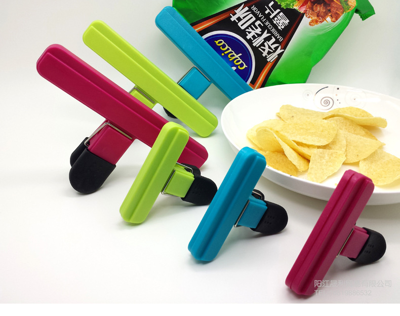 Plastic Bag Sealing Clip Universal Food Food Sealing Clip Creative Preservation Moisture-Proof Snack Clip Tea Bag Clip Plastic Bag Sealing Clip Universal Food Food Sealing Clip Creative Preservation Moisture-Proof Snack Clip Tea Bag Clip