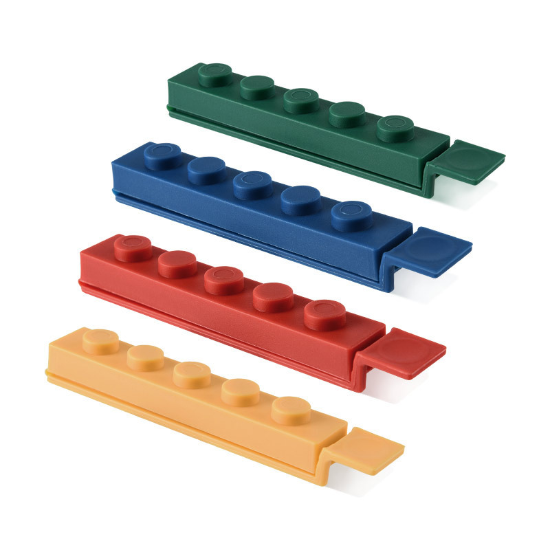 Large Building Blocks Food Seal Clip Sealing Clip Kitchen Preservation Clip Snack Plastic Bag Clip Stick Sealing Clip