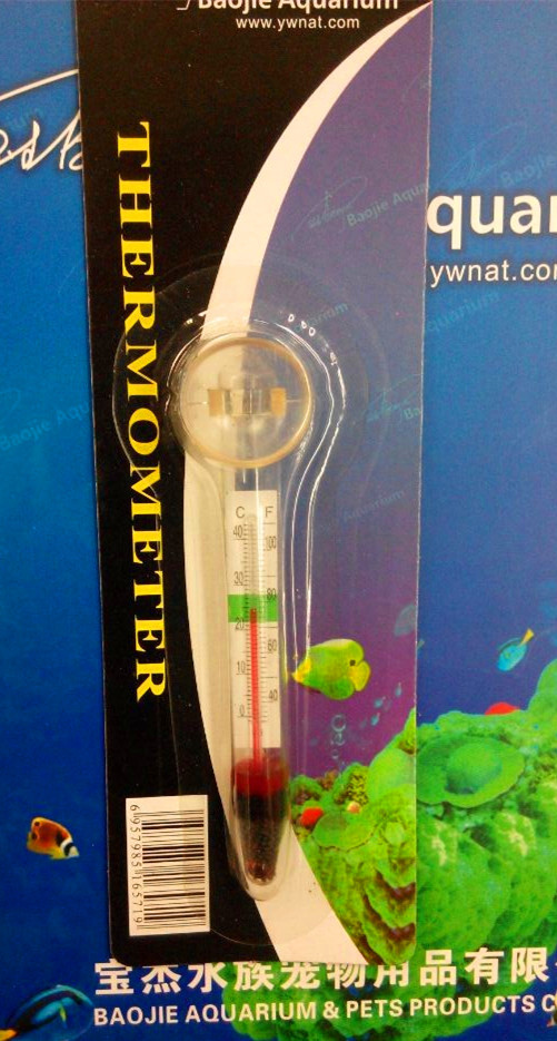 hot selling Factory under water fish tank glass Thermometer for aquarium with Sucker