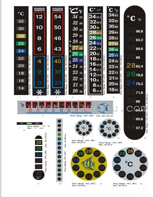 LCD Thermometer  Forehead Thermometer Strip