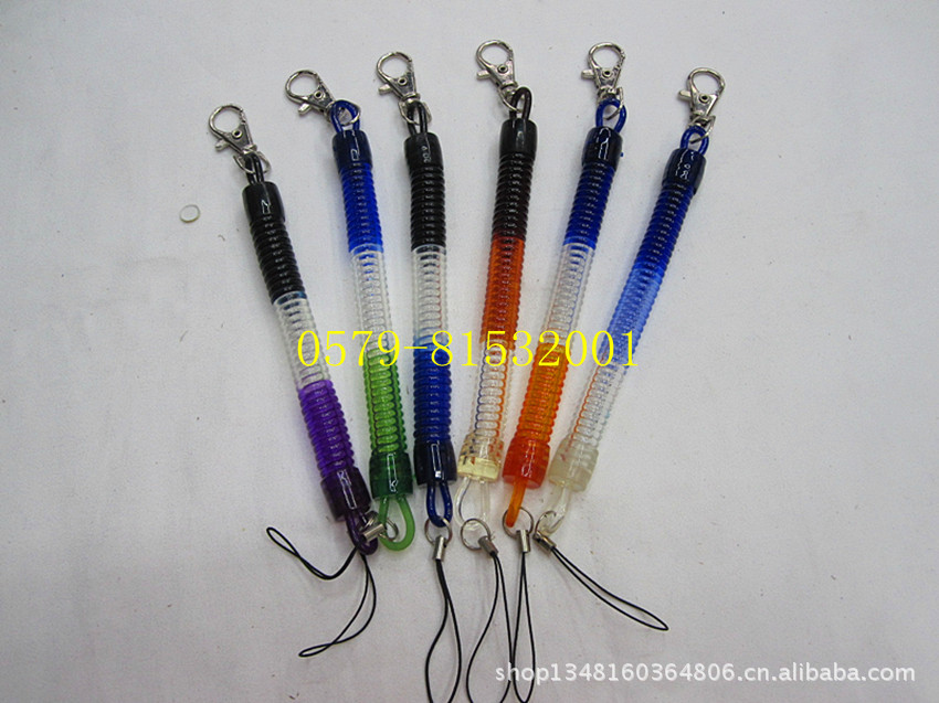 3-color plastic clip key ring plastic plastic spring spring line the spring ropes 7/buckle spring line 3-color plastic clip key ring plastic plastic spring spring line the spring ropes 7/buckle spring line