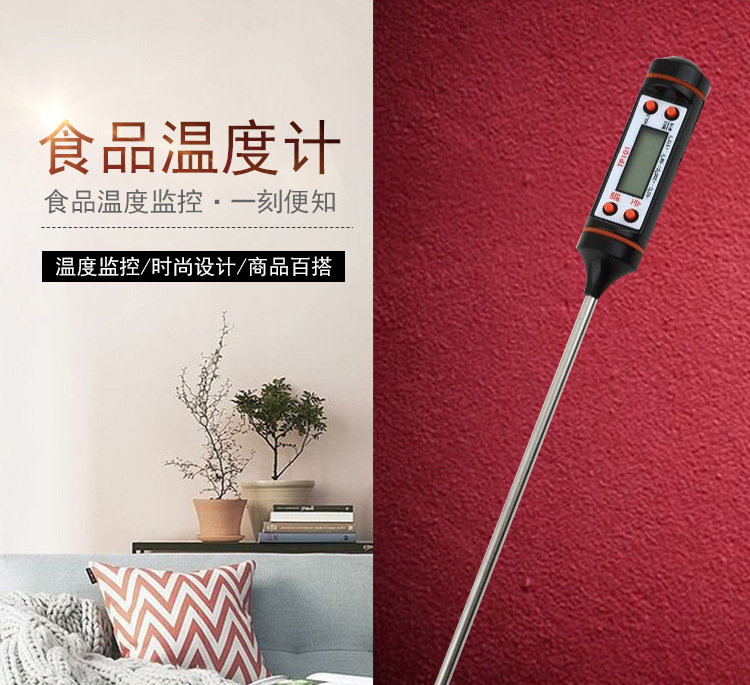 TP101 electronic digital dry-wet thermometer indoor high precision temperature and humidity meter household table