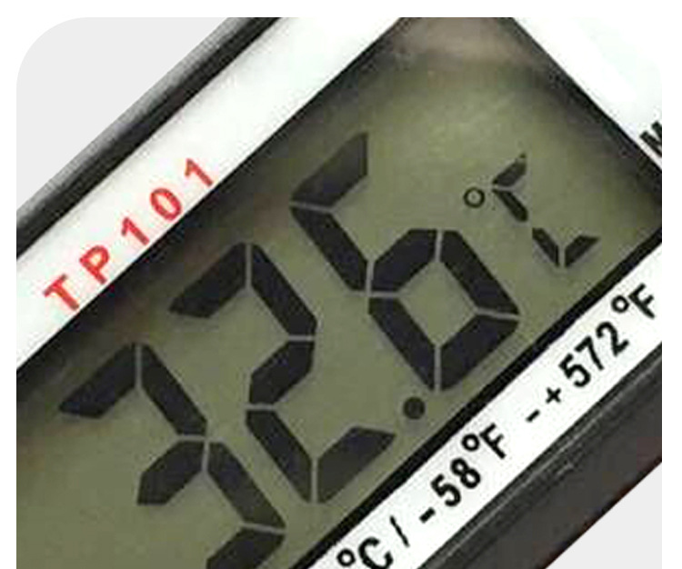TP101 electronic digital dry-wet thermometer indoor high precision temperature and humidity meter household table