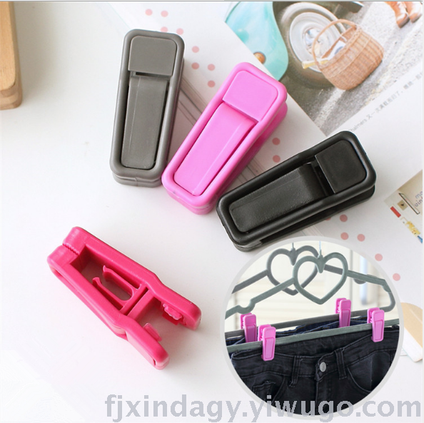 Plastic clip plastic pants clip clothespin clip plastic hanger clip a-type clip