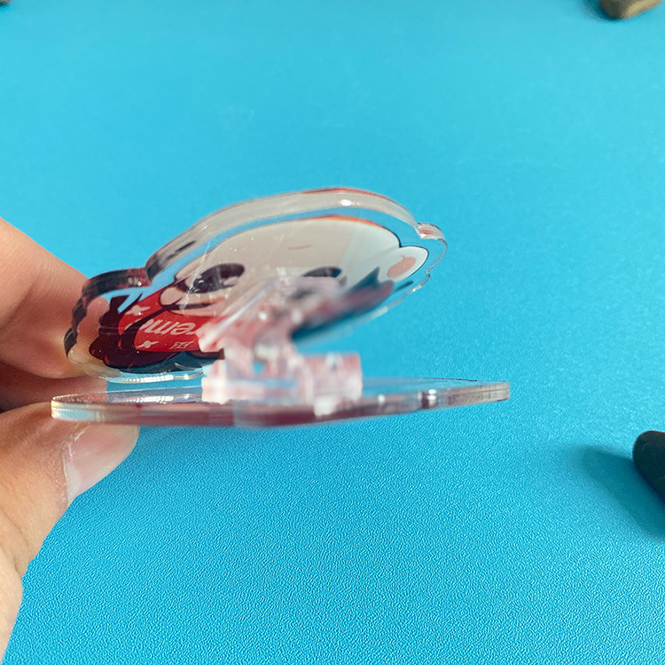 Creative Personality Acrylic Transparent Pp Clip Cartoon Animation Celebrity Related Goods Hand Folder plastic clip