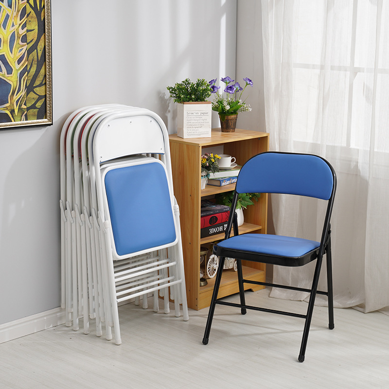 Conference Folding Chair Home Computer Casual Seat Simple Office Armchair Stool Arm Chair Dining Chair