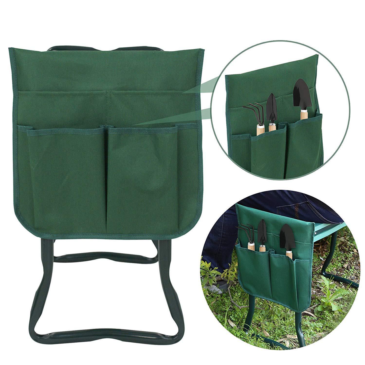 Garden Kneeling Stool Foldable Sitting and Kneeling Dual-Purpose Gardening Kneeling Chair Garden Kneeler Folding Chair