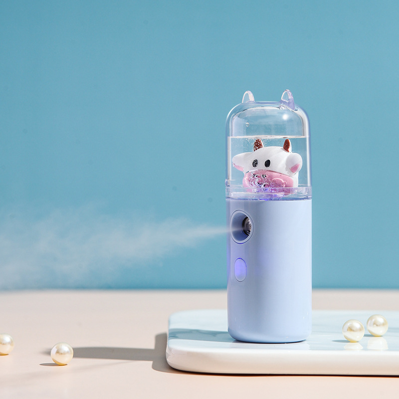 New Cartoon Cute Pet Water Replenishing Instrument Alcohol Disinfectant Sprayer Handheld USB Charging Mini Humidifier