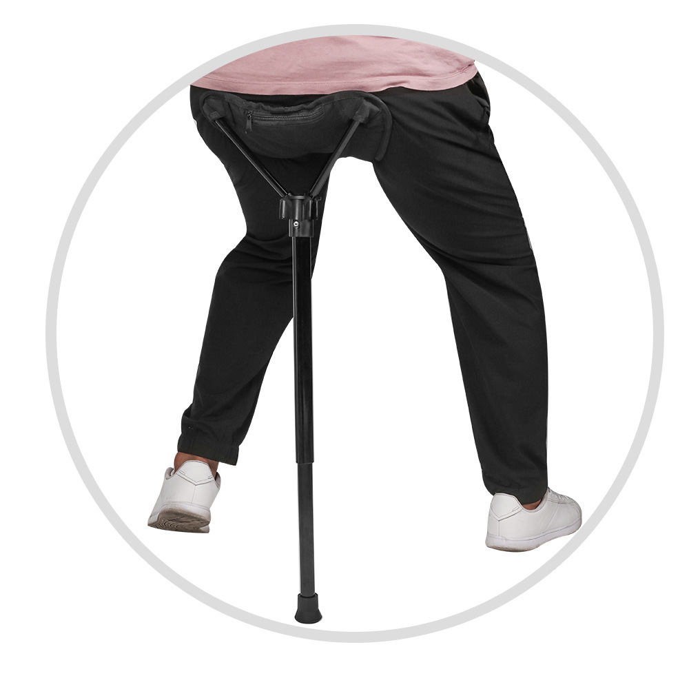 Factory Spot Outdoor Folding Stool Portable Queuing Portable Seat Fishing Maza Telescopic Folding Stool