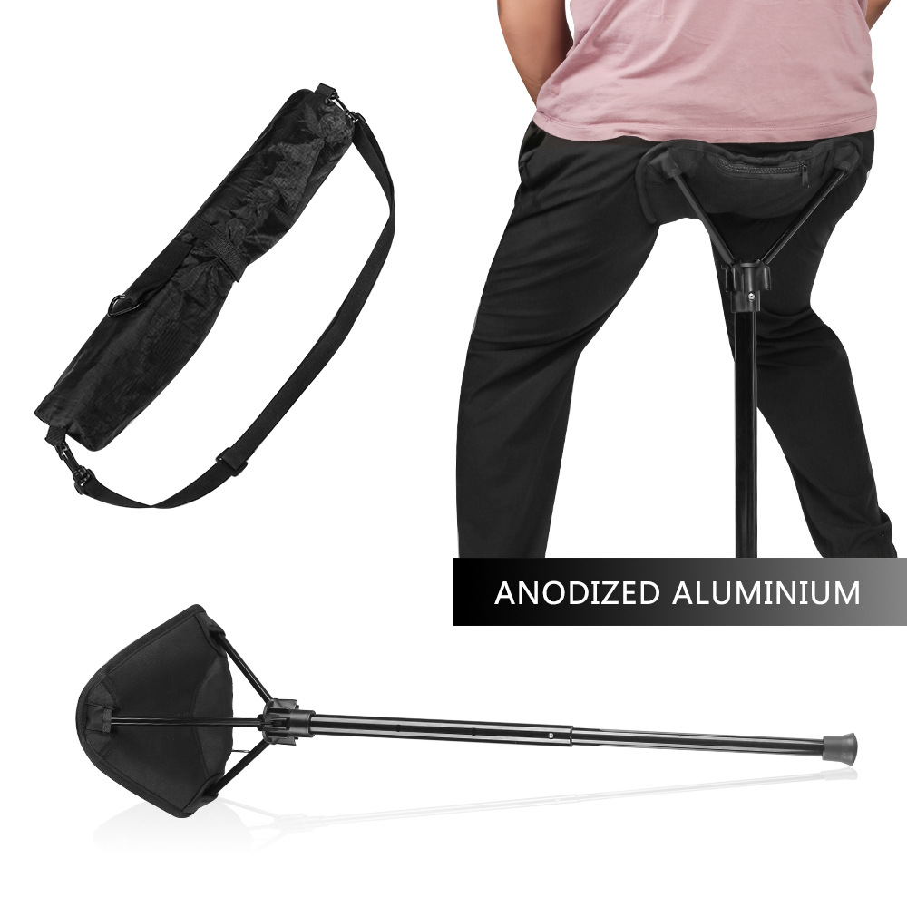 Factory Spot Outdoor Folding Stool Portable Queuing Portable Seat Fishing Maza Telescopic Folding Stool