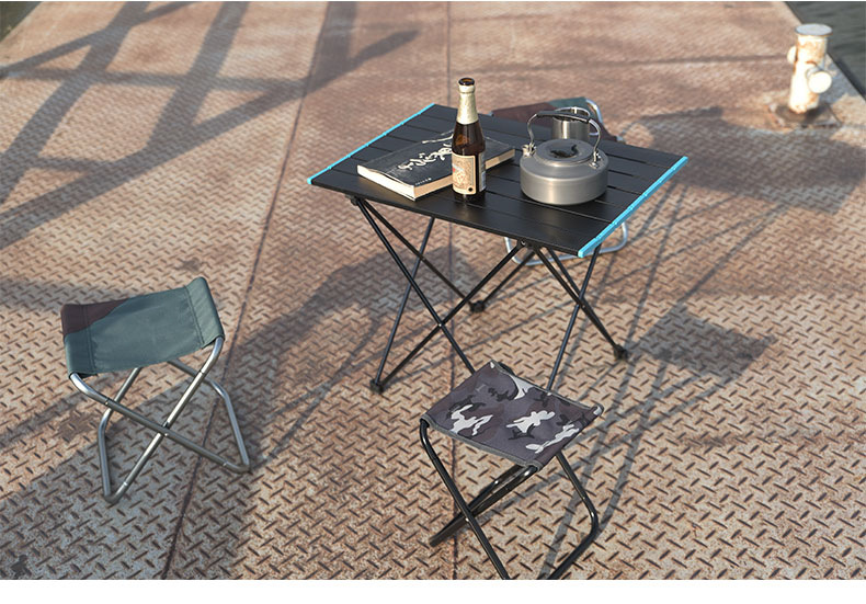 Shanqu Outdoor Folding Stool 7075 Aluminum Alloy Fishing Chair Barbecue Stool Portable Train Camp Chair Camping Chair