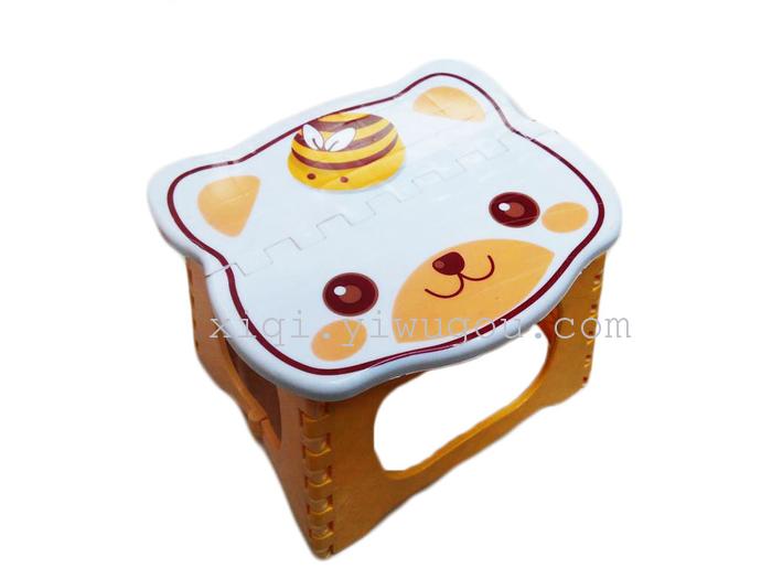 Cartoon printed folding stool fishing train storage stool RS-6908