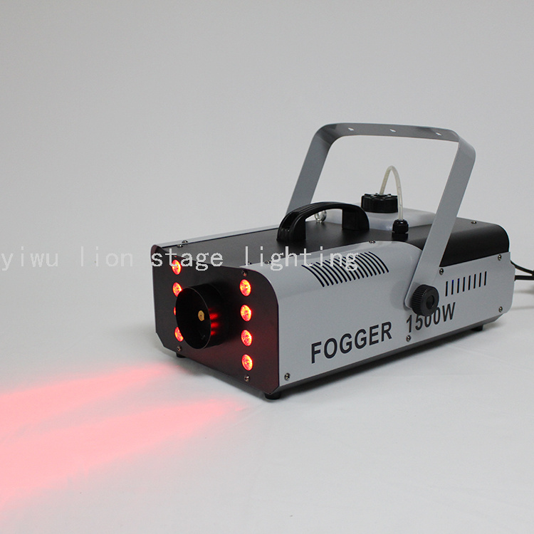 Factory Direct Sales 1500wled Colorful Remote Control Portable Smoke Making Machine Wedding Stage Professional Sprayer Fog Machine