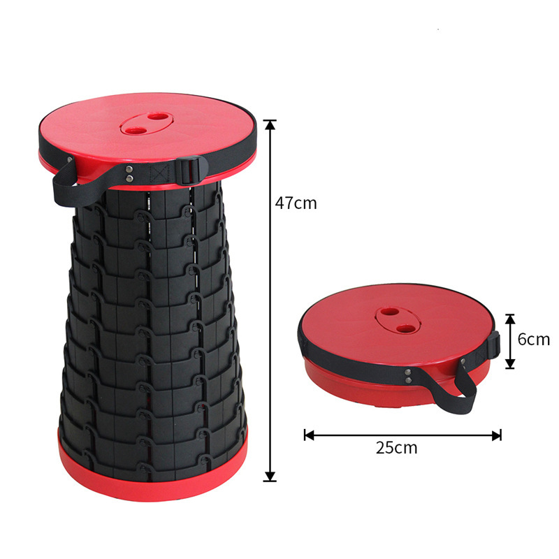 Folding Stool Outdoor Fishing Camping Stool Bedroom Courtyard Seat Queue Gadgets Portable Travel Folding Chair
