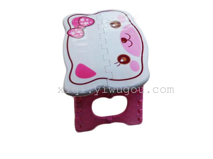 Cartoon printed folding stool fishing train storage stool RS-6909