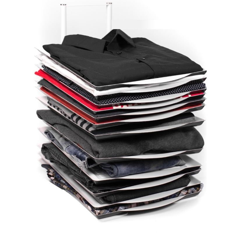 finishing rack clothes receive multiple layers can be superposition between layer storage rack household clothes hanger