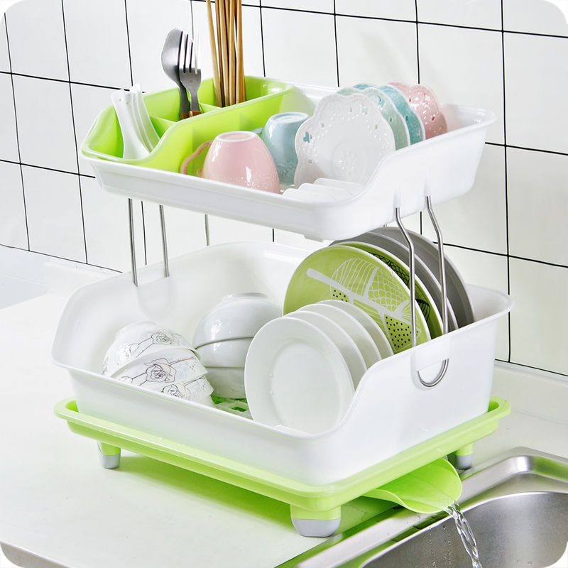 Creative kitchen storage rack Storage rack storage bowl rack chopsticks air asphalt bowl rack factory direct sale