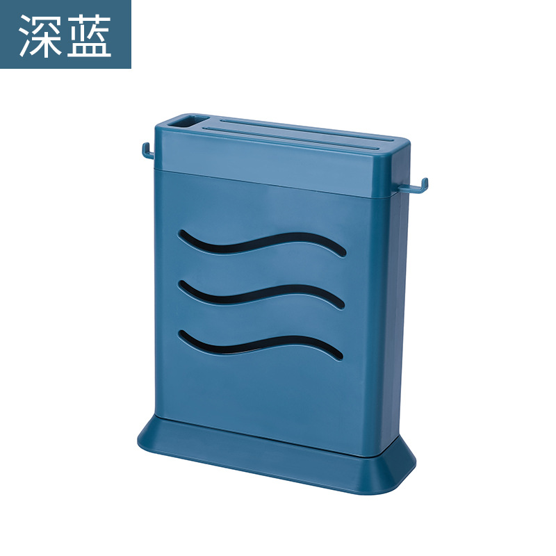 ThreeHole Knife Holder Kitchen Hollow Draining Kitchenware Storage Rack Dustproof and GrayProof Knife Storage Rack