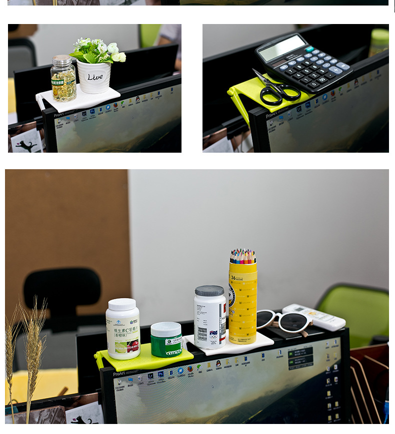Creative multi-function shelf storage rack Computer LCD display shelf screen storage rack Creative multi-function shelf storage rack Computer LCD display shelf screen storage rack