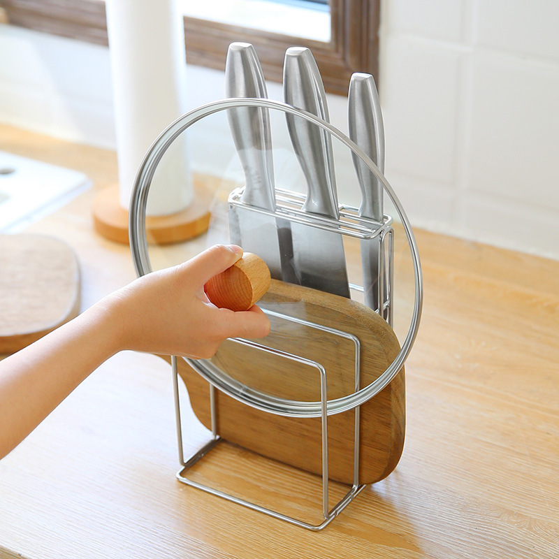 Kitchen Supplies Chopping Board Kitchen Knife Rack Cutting Board Knife Rack Storage Rack Kitchen Knife Rack Storage Rack