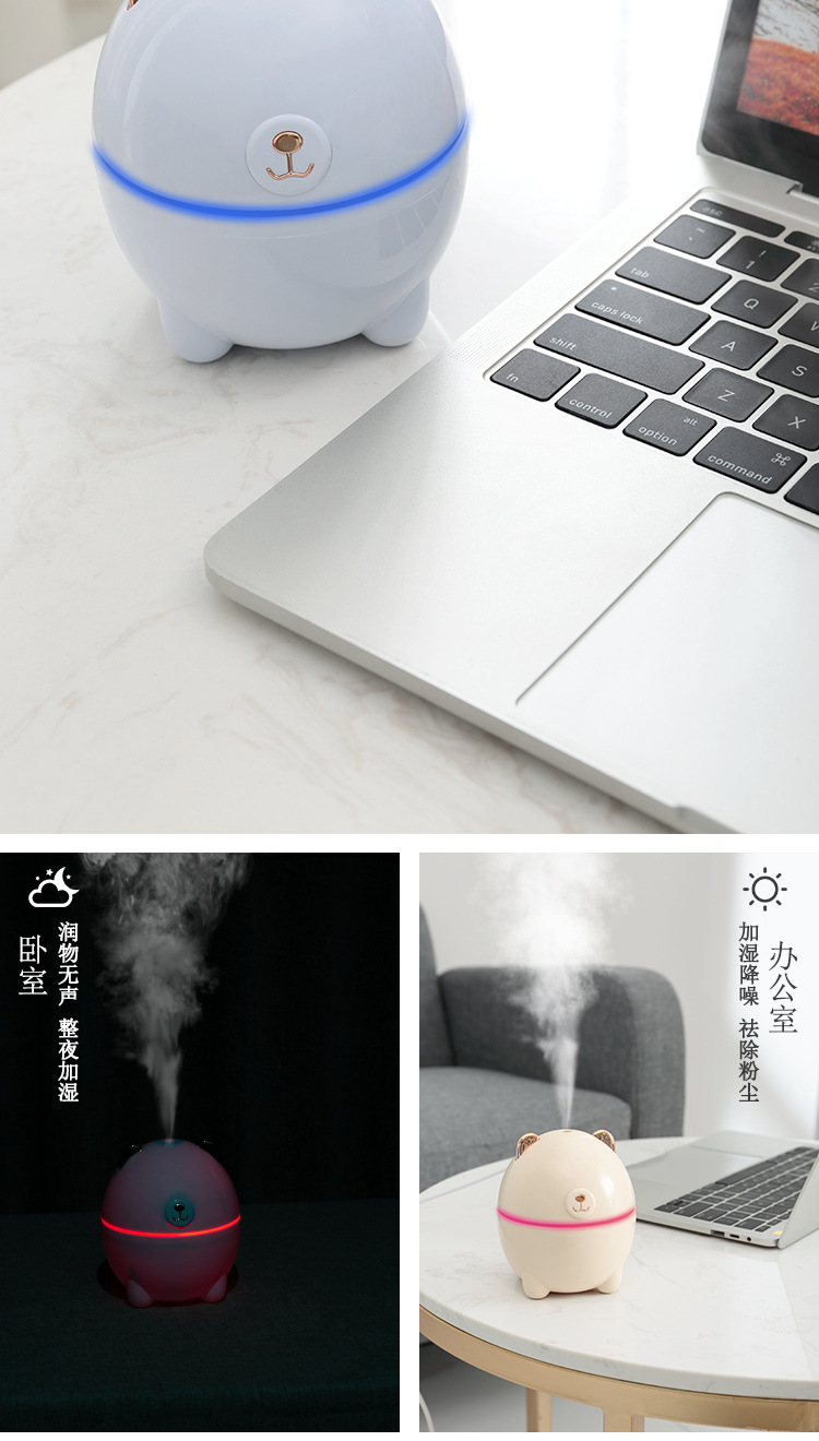 New Humidifier Home USB Dehumidifier Car Aromatherapy Diffuser Silent Bedroom Sprayer Office Aroma Diffuser