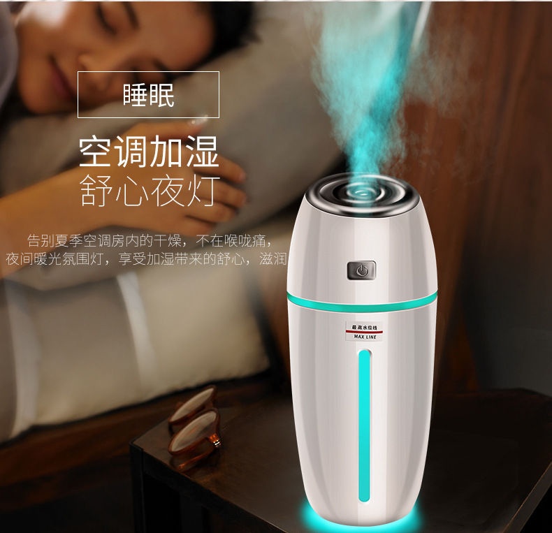 Car Humidifier Hydrating Car Sprayer Car Air Purification Mini Air Purifier Car Aromatherapy Machine R-8304