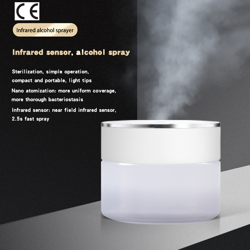 New USB Infrared Induction Disinfection Sprayer Alcohol Atomizer Creative Spray Disinfection Humidifier Hot Selling Product