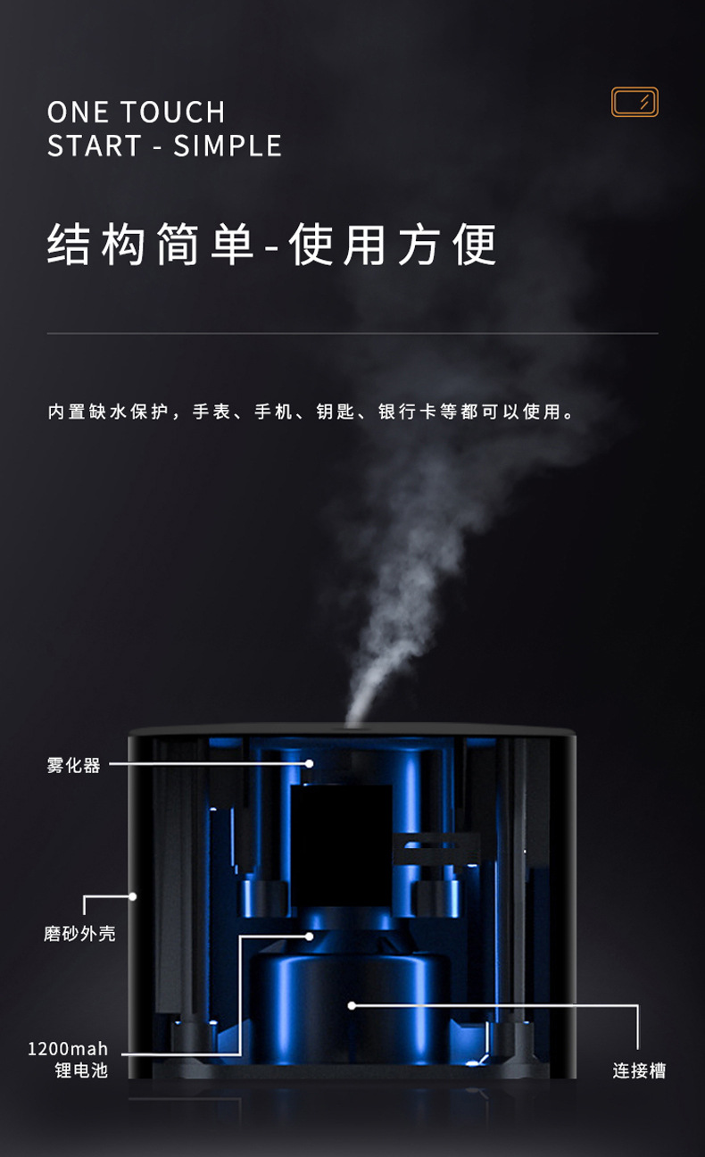 New USB Infrared Induction Disinfection Sprayer Alcohol Atomizer Creative Spray Disinfection Humidifier Hot Selling Product